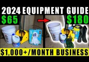 Pet Waste Removal Business Equipment and Supplies - Starter Kit